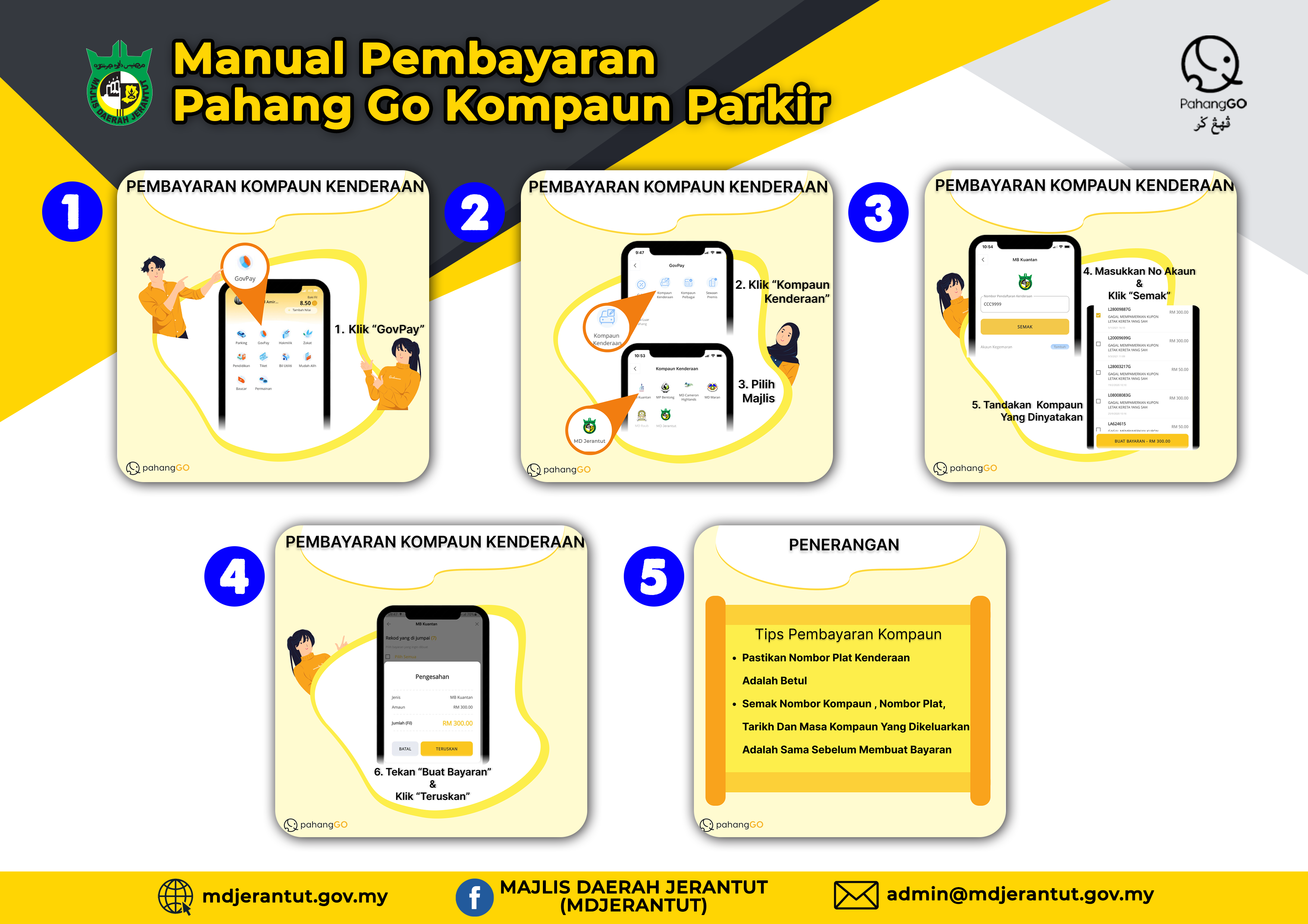 Manual Pembayaran Kompaun Parkir Menggunakan Aplikasi Pahang Go