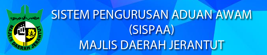 Sistem Pengurusan Aduan Awam (SISPAA) Majlis Daerah Jerantut